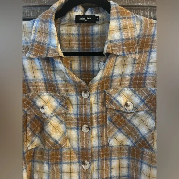 Multi colored flannel. Size M. - Picture 3 of 3